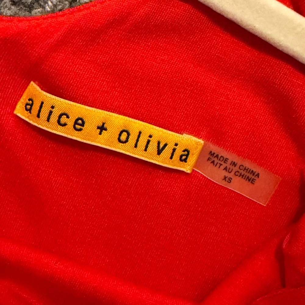 Alice + Olivia Red to Pink Ombre Maxi Dress - Picture 2 of 2